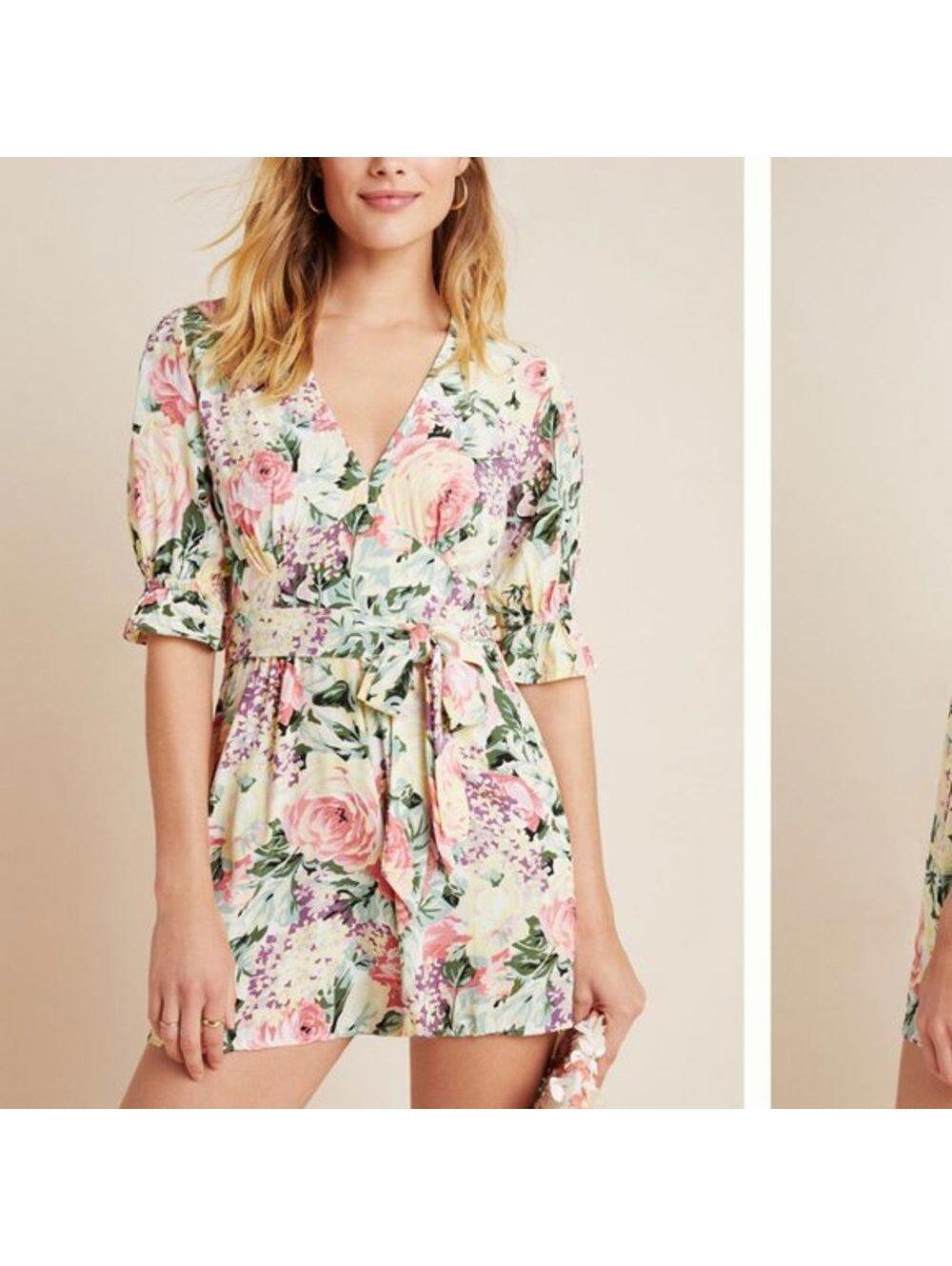 NWT Anthropologie Faithfull Ana Romper Size Large